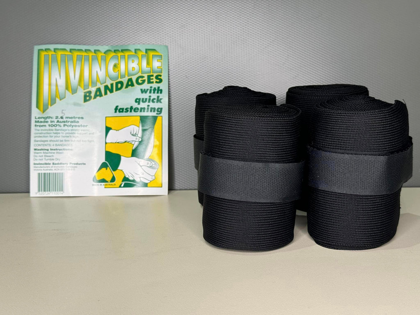 BDG INVBLE 10CM X 2.5M (SET 4-BLK)