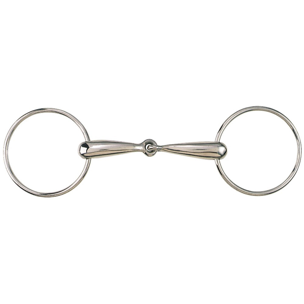 BIT SNAFFLE LR90MM THICK HM SS 5IN