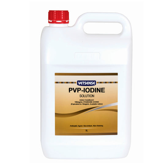 IODINE SOLUTION VETSENSE 5LT