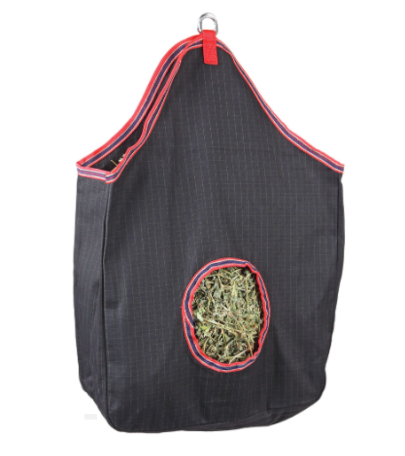 HAY BAG CANVAS (BLK/RED)