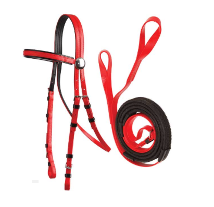 BRIDLE & REINS LE ZILCO SS (RED-BLK)