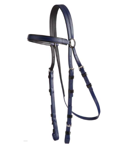 BRIDLE PVC SS 13MM ZILCO (BLK-NVY)