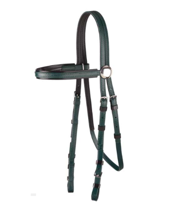 BRIDLE PVC SS 13MM ZILCO (BLK-GRN)