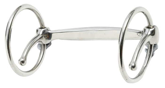BIT SNAFFLE LR JAMES MULLEN 5IN