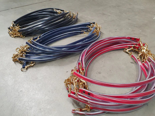 STALL TIE DELUXE PVC (PAIR-WHT)