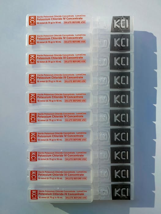 POT CHLOR 0.75GR/10ML (ROW 10)