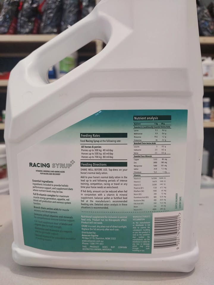 RACING SYRUP 5LT