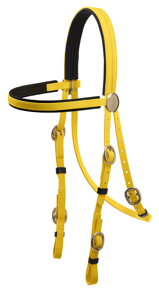 BRIDLE RACE ROSETTE BB (YLW)