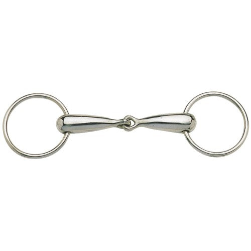 BIT SNAFFLE LR65MM THICK HM SS 5IN