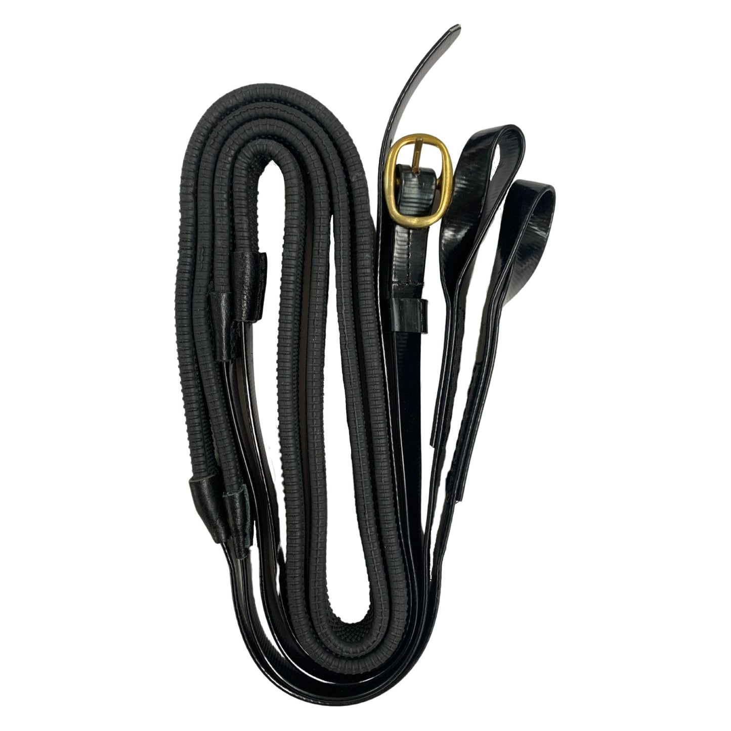 REINS PVC (BRASS B LE HYL 15MM (BLACK)