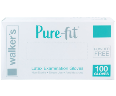 GLOVES EXAM PURE-FIT (BX 100-M)
